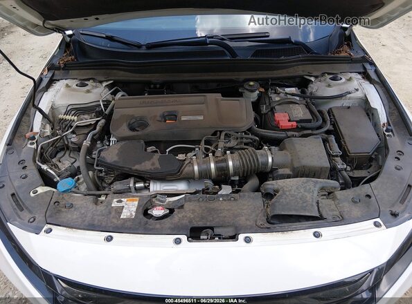 1HGCV2F94JA031264 2018 HONDA ACCORD White Widok z tyłu