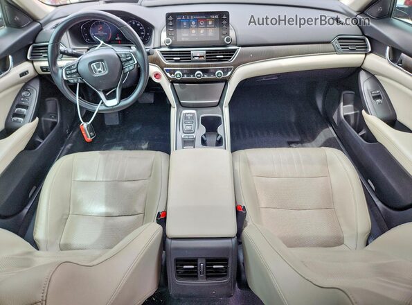 1HGCV2F95JA035016 2018 HONDA ACCORD Red Dashboard view