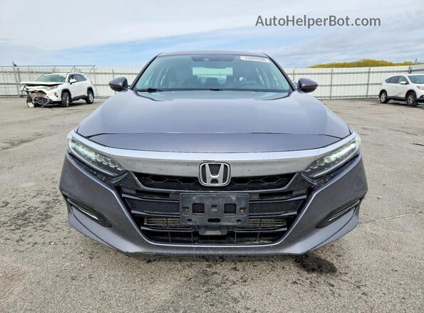 1HGCV2F95JA038305 2018 HONDA ACCORD Gray Вид спереду