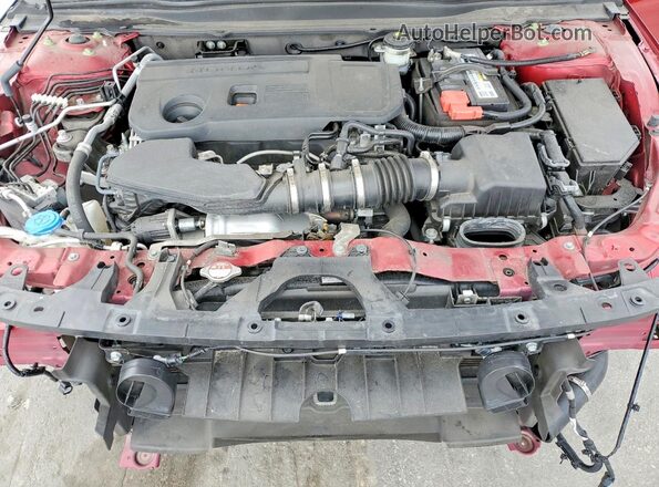 1HGCV2F96MA008508 2021 HONDA ACCORD Red Սալոնի հետևի տեսք