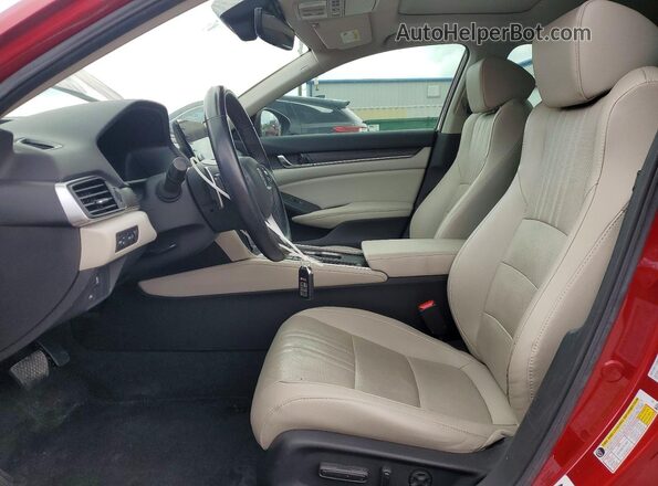1HGCV2F96MA008508 2021 HONDA ACCORD Red Սալոնի դիմացի տեսք