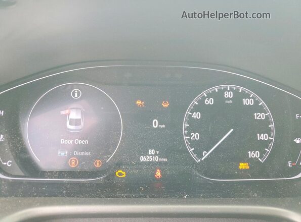 1HGCV2F96MA008508 2021 HONDA ACCORD Red Սարքավորումների վահանակի տեսք