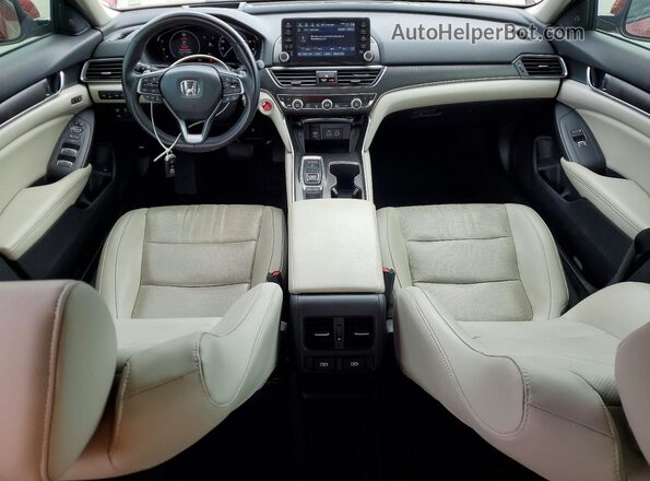 1HGCV2F96MA008508 2021 HONDA ACCORD Red Առջևի վահանակի տեսք
