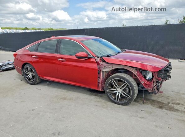 1HGCV2F96MA008508 2021 HONDA ACCORD Red Առջևի աջ