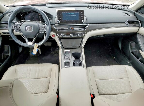 1HGCV2F96MA028757 2021 HONDA ACCORD Red Vista del salpicadero