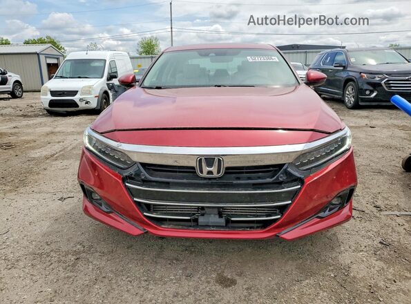 1HGCV2F96MA028757 2021 HONDA ACCORD Red Vista frontal