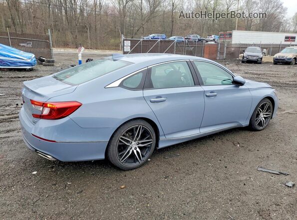 1HGCV2F96NA013113 2022 HONDA ACCORD Gray Trasero derecho