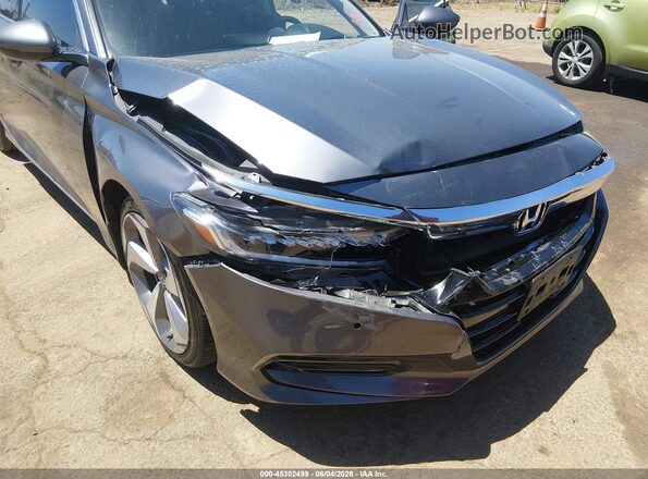 1HGCV2F97KA020860 2019 HONDA ACCORD Gray Widok z przodu