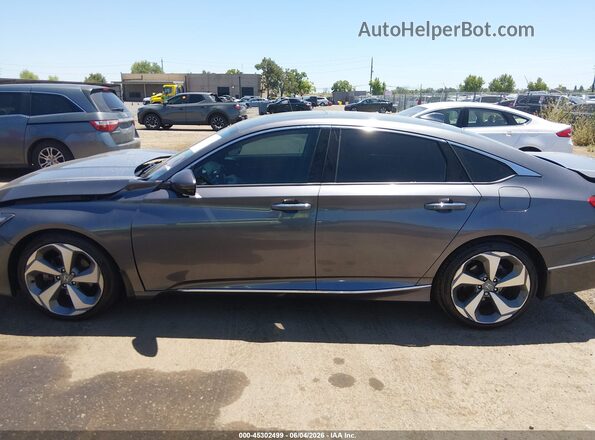 1HGCV2F97KA020860 2019 HONDA ACCORD Gray Widok wnętrza 360 stopni