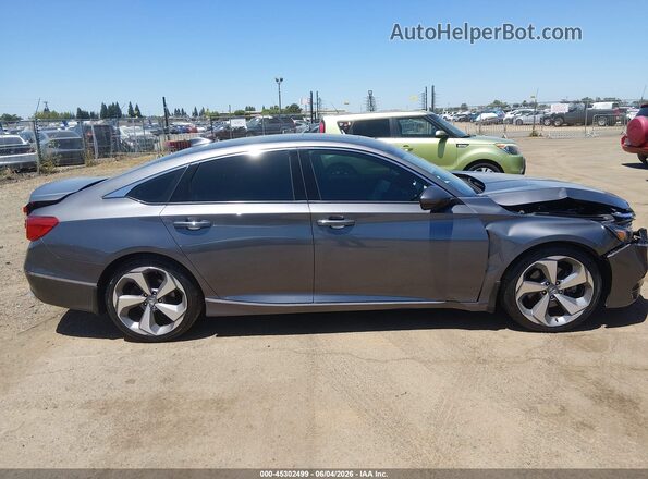 1HGCV2F97KA020860 2019 HONDA ACCORD Gray Widok wnętrza z tyłu