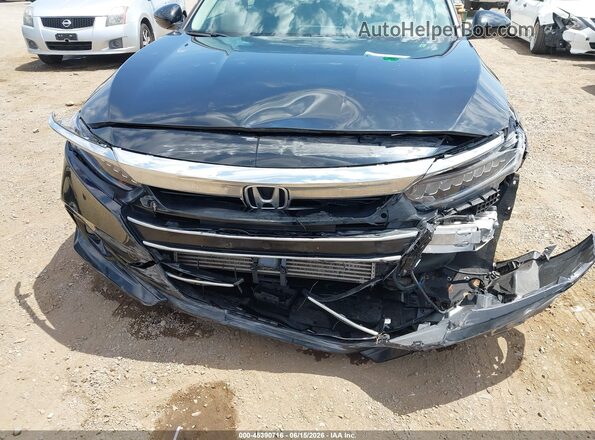 1HGCV2F97MA019453 2021 HONDA ACCORD Black Դիմացի տեսք