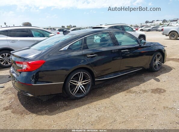 1HGCV2F97MA019453 2021 HONDA ACCORD Black Հետևի աջ