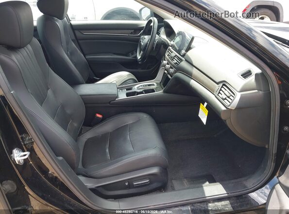 1HGCV2F97MA019453 2021 HONDA ACCORD Black Սալոնի դիմացի տեսք