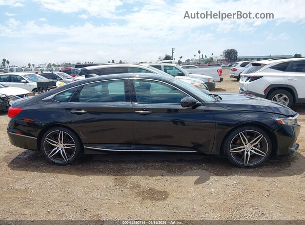 1HGCV2F97MA019453 2021 HONDA ACCORD Black Սալոնի հետևի տեսք
