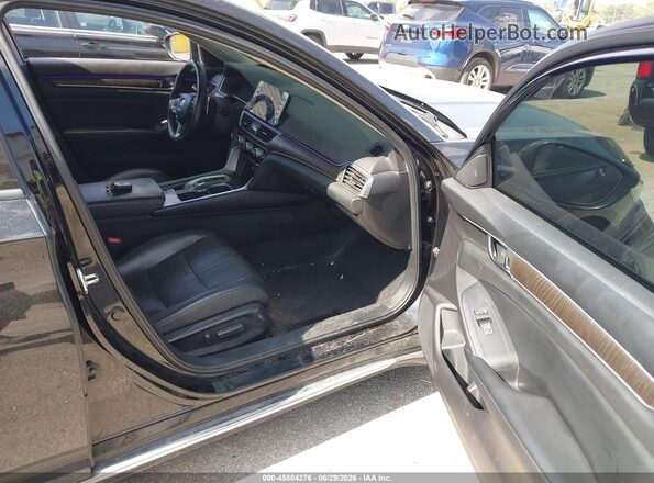 1HGCV2F98JA010904 2018 HONDA ACCORD Black Vista interior delantera
