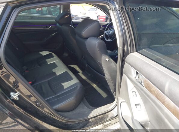 1HGCV2F98JA010904 2018 HONDA ACCORD Black Vista de la etiqueta del VIN