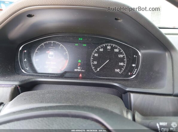 1HGCV2F98JA010904 2018 HONDA ACCORD Black Vista de los asientos traseros