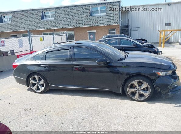 1HGCV2F98JA010904 2018 HONDA ACCORD Black Vista interior trasera