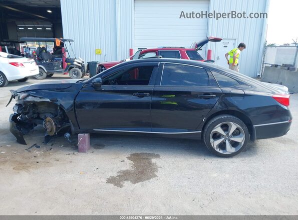 1HGCV2F98JA010904 2018 HONDA ACCORD Black Vista interior de 360 grados