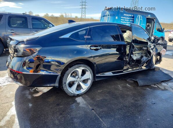 1HGCV2F98KA005722 2019 HONDA ACCORD Black Tył prawy