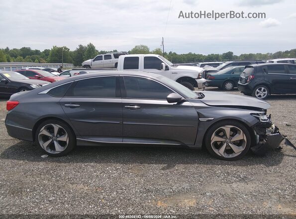 1HGCV2F9XJA018387 2018 HONDA ACCORD Gray Вид задньої частини салону