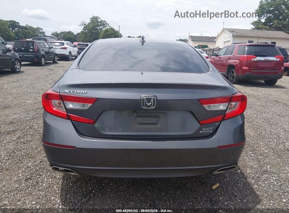 1HGCV2F9XJA018387 2018 HONDA ACCORD Gray 