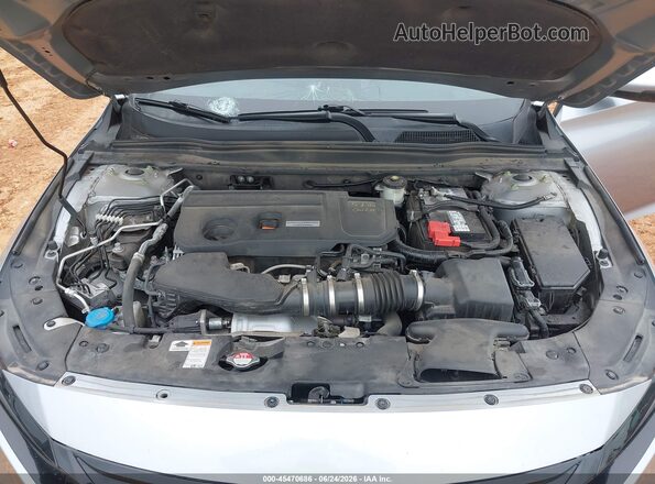 1HGCV2F9XKA024918 2019 HONDA ACCORD Silver Rear view