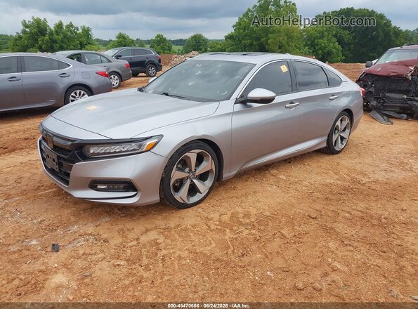 1HGCV2F9XKA024918 2019 HONDA ACCORD Silver Front left