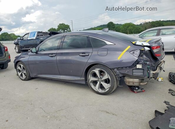 1HGCV2F9XLA002693 2020 HONDA ACCORD Gray Trasero izquierdo