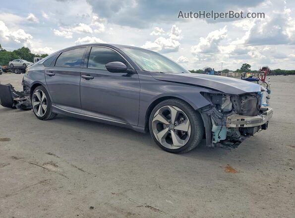 1HGCV2F9XLA002693 2020 HONDA ACCORD Gray Delantero derecho