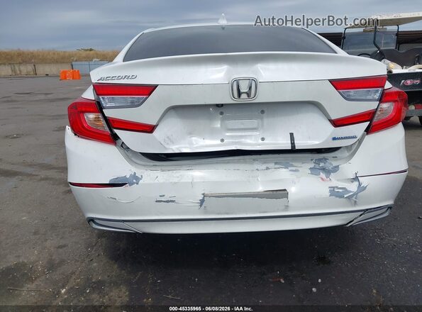 1HGCV3F10KA019954 2019 HONDA ACCORD HYBRID White 