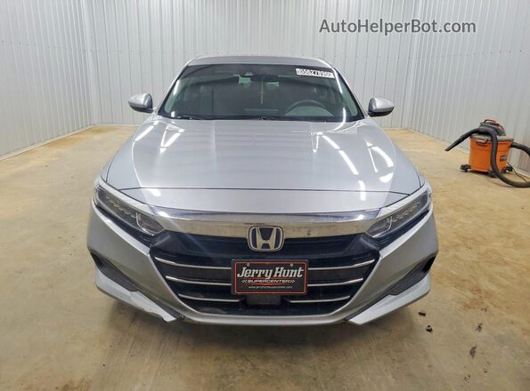 1HGCV3F10MA012991 2021 HONDA ACCORD Silver Front view