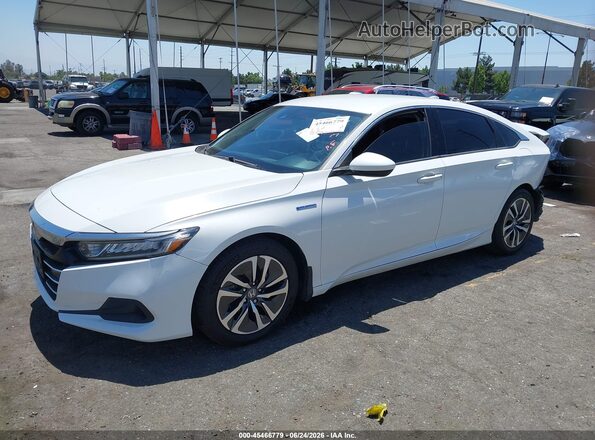 1HGCV3F10NA008814 2022 HONDA ACCORD White წინა მარცხენა ხედი სამი მეოთხედიდან
