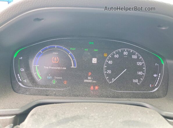 1HGCV3F12JA005651 2018 HONDA ACCORD Серебряный Вид щитка приборов