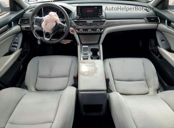 1HGCV3F12JA005651 2018 HONDA ACCORD Серебряный Вид панели приборов