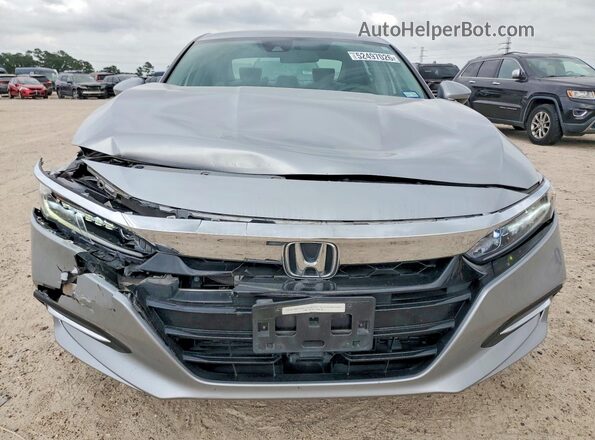 1HGCV3F12JA005651 2018 HONDA ACCORD Серебряный Вид спереди