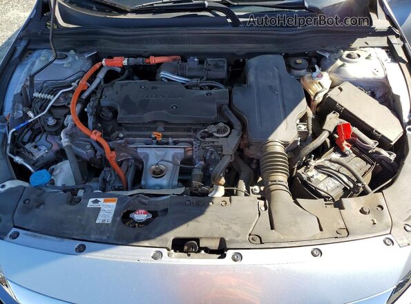 1HGCV3F14MA018129 2021 HONDA ACCORD Silver Rear interior view