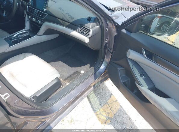 1HGCV3F15LA016873 2020 HONDA ACCORD Gray წინა სალონის ხედი