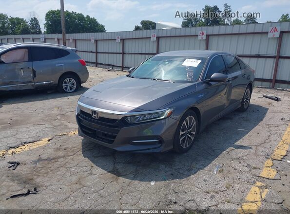 1HGCV3F15LA016873 2020 HONDA ACCORD Gray წინა მარცხენა ხედი სამი მეოთხედიდან