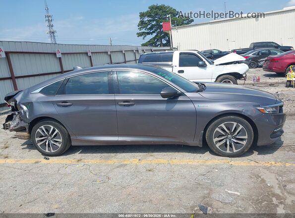 1HGCV3F15LA016873 2020 HONDA ACCORD Gray უკანა სალონის ხედი