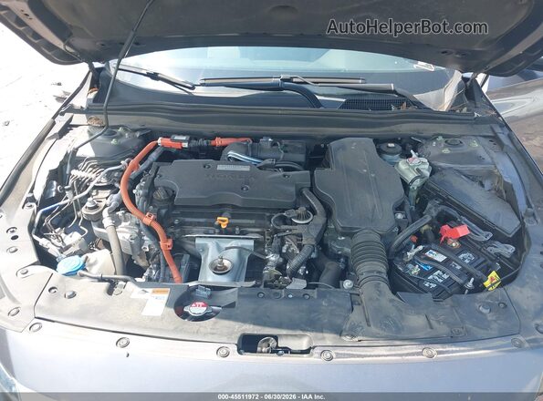 1HGCV3F15LA016873 2020 HONDA ACCORD Gray უკანა ხედი
