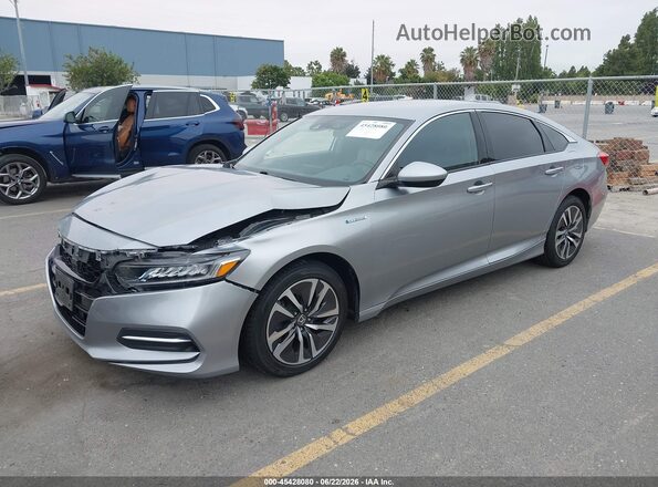 1HGCV3F16LA005459 2020 HONDA ACCORD Silver წინა მარცხენა ხედი სამი მეოთხედიდან