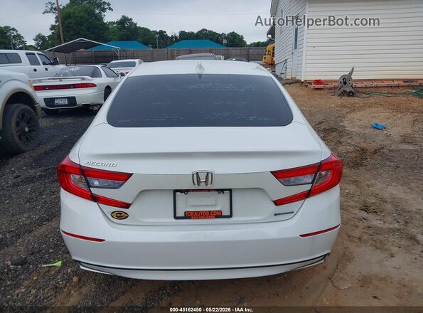 1HGCV3F17JA000882 2018 HONDA ACCORD HYBRID White 