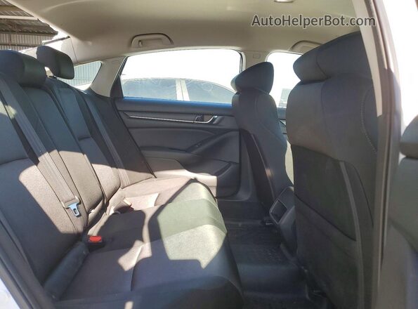 1HGCV3F18KA020320 2019 HONDA ACCORD White Вид задніх сидінь
