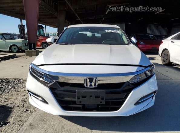 1HGCV3F18KA020320 2019 HONDA ACCORD White Вид спереду