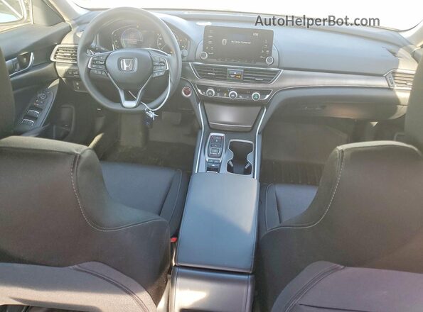 1HGCV3F18KA020320 2019 HONDA ACCORD White Вид панелі приладів