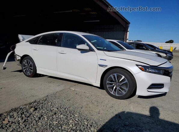 1HGCV3F18KA020320 2019 HONDA ACCORD White Передня права чверть
