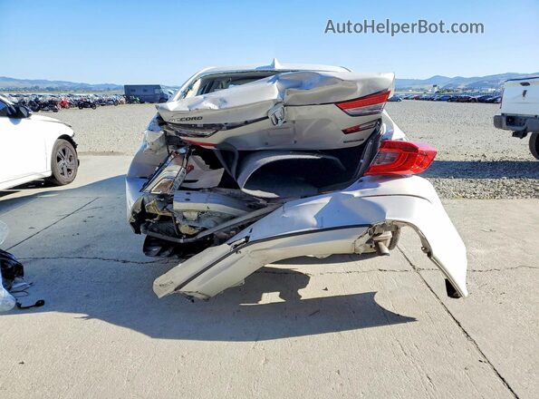 1HGCV3F18KA020320 2019 HONDA ACCORD White Вид ззаду