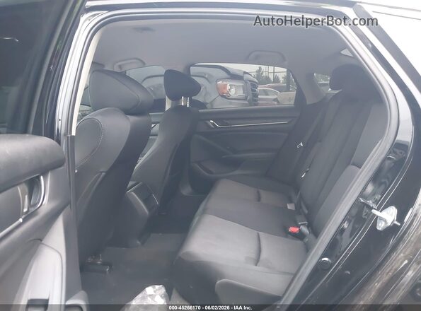 1HGCV3F18MA017646 2021 HONDA ACCORD HYBRID Black Vista de la etiqueta del VIN
