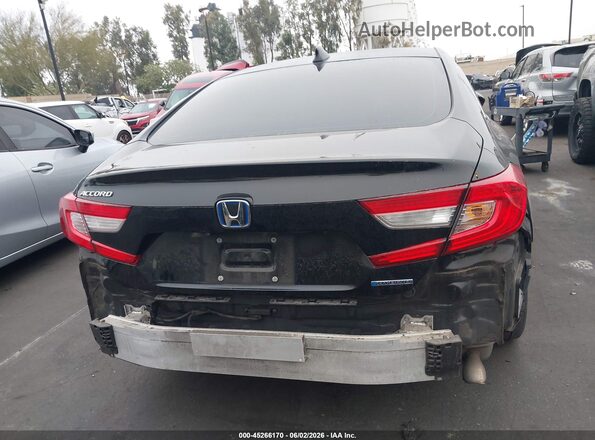 1HGCV3F18MA017646 2021 HONDA ACCORD HYBRID Black 